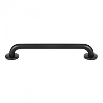 Poręcz prosta, uchwyt dla niepełnosprawnych 30cm czarna rurka fi 32mm